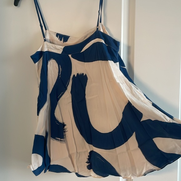 Blue and White Maeve tank from Anthropologie size S - Picture 2 of 2